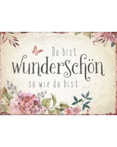 Postkarte 'Wunderschön'  1EX