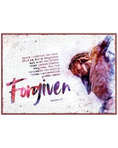 Metallschild 'Forgiven'