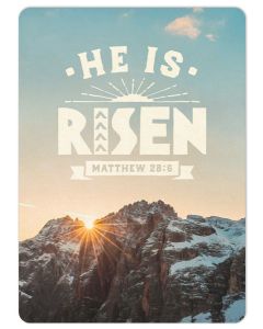 Postkarte 'He is risen' 1EX
