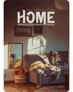 Postkarte 'No place like home' 1EX
