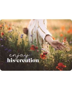 Postkarte 'Enjoy his creation' 1EX