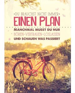 Postkarte 'Einen Plan' 1EX