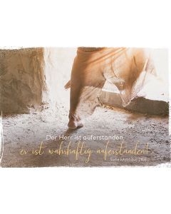 Postkarte 'Der Herr ist auferstanden, er ist wahrhaftig