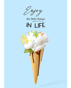 Postkarte 'Enjoy the little things' 1EX