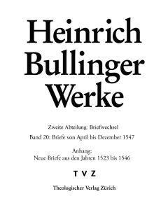 Briefe von April bis Dezember 1547