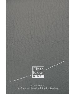 Elberfelder Studienbibel, Leder, mit Sprachschlüssel und Handkonkordanz