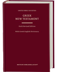 Greek New Testament GNT6. With Greek-English Dictionary