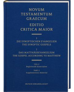 ECM I.1/2 Matthäusevangelium. Begleitende Materialien
