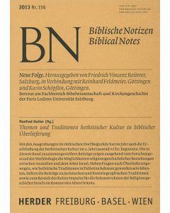 Themen und Tradition hethitischer Kultur in biblischer Überlieferung