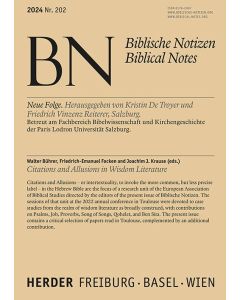 Citations and Allusions in Wisdom Literature