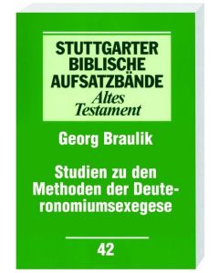 Studien zu den Methoden der Deuteronomiumsexegese
