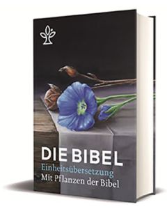 Die Bibel mit Bildern von biblischen Pflanzen