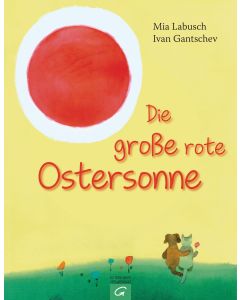 Die große rote Ostersonne
