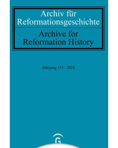 Archiv für Reformationsgeschichte – Aufsatzband