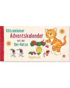 Klitzekleiner Adventskalender mit der Om-Katze