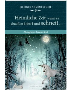 Adventskalenderbuch mit Türchen – Heimliche Zeit, wenn es draußen friert und schneit ...