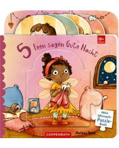 Mein Mitmach-Puzzle-Buch: 5 Feen sagen Gute Nacht
