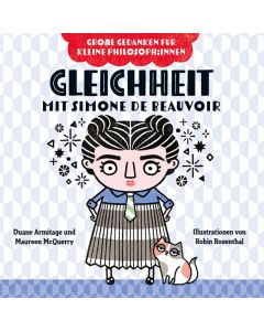 Gleichheit mit Simone de Beauvoir. Bilderbuch