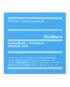 Werkheft zum Gesangbuch 3: Psalmen