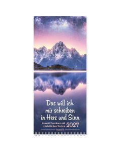 Das will ich mir schreiben in Herz und Sinn 2027