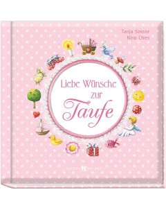 Liebe Wünsche zur Taufe (rosa)