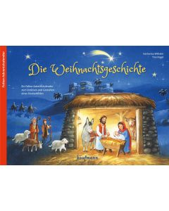 Die Weihnachtsgeschichte. Ein Folien-Adventskalender zum Vorlesen und Gestalten eines Fensterbildes
