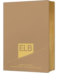ELB Die große Kommentarausgabe - Leder beige mit Goldschnitt