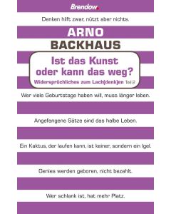 Ist das Kunst oder kann das weg?