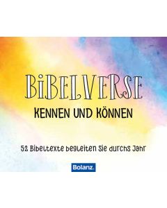 Bibelverse kennen und können