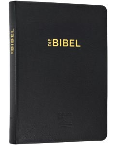 Schlachter 2000 Bibel – Schreibrandausgabe (flexibler Leder-Umschlag, schwarz)