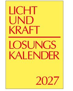 Licht und Kraft/Losungskalender 2027 Reiseausgabe