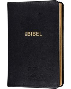 Schlachter 2000 Bibel - Taschenausgabe (Softcover, schwarz, Goldschnitt)