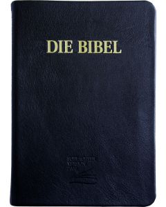 Schlachter 2000 Bibel - Großdruckausgabe (Softcover, schwarz, Goldschnitt)