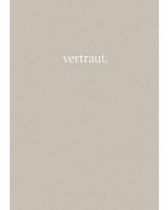 vertraut.