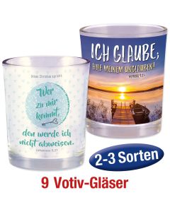 Paket 'Votiv-Gläser' 6 Ex.