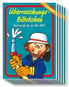 Überraschungs-Blöckchen 'Feuerwehr' 5 Ex