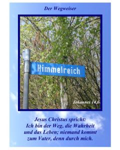 Faltkarte 6 Stück 'Himmelreich'