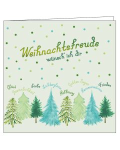 Faltkarte 'Weihnachtsfreude wünsch ich dir'