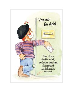 Postkarte 'Von mir für dich!' 12 Ex.