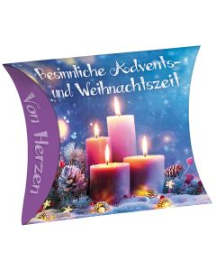 Herz-Seife 'Besinnliche Advents- und Weihnachtszeit'