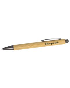 Kugelschreiber Bambus 'Gott segne dich'