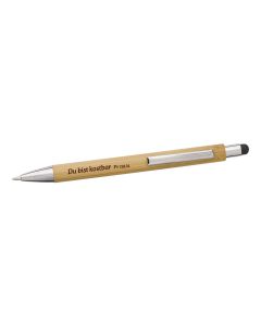 Kugelschreiber Bambus 'Kostbar'schwarz