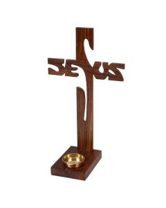 Holzkreuz 'Jesus' 30 cm