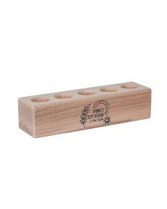 Holzständer für Gewürze - 5er-Block