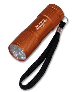 LED-Taschenlampe 'Weg' orange