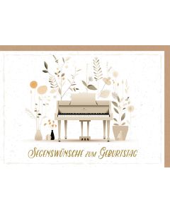 Faltkarte 'Segenswünsche zum Geburtstag' 1x