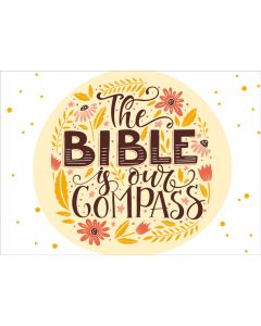Faltkarte 'The Bible our compass'