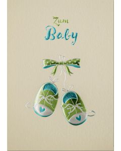 Faltkarte 'Zum Baby'