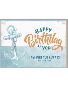 Faltkarte 'Happy Birthday to you' 1EX