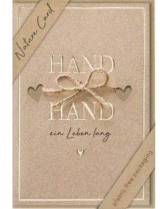 Faltkarte 'Hand in Hand ein Leben lang'